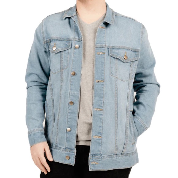 dapper boi Jackets & Blazers - Dapper Boi light blue fade denim jacket